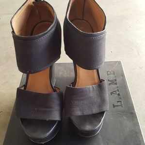 LAMB Alfie black wedge 37